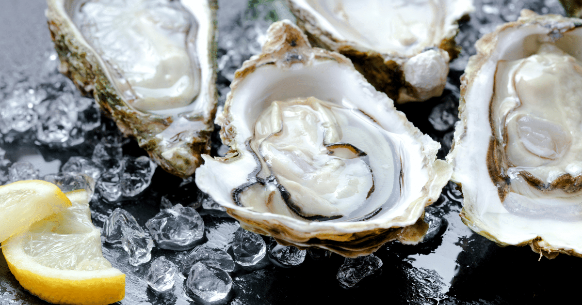 platter of oysters