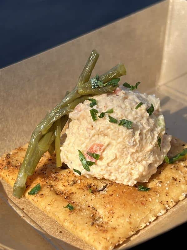 Blue catfish appetizer