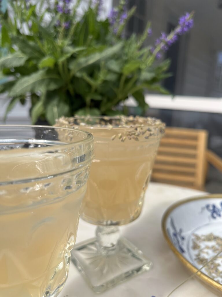 Lavender Pea Flower Lemonade Recipe